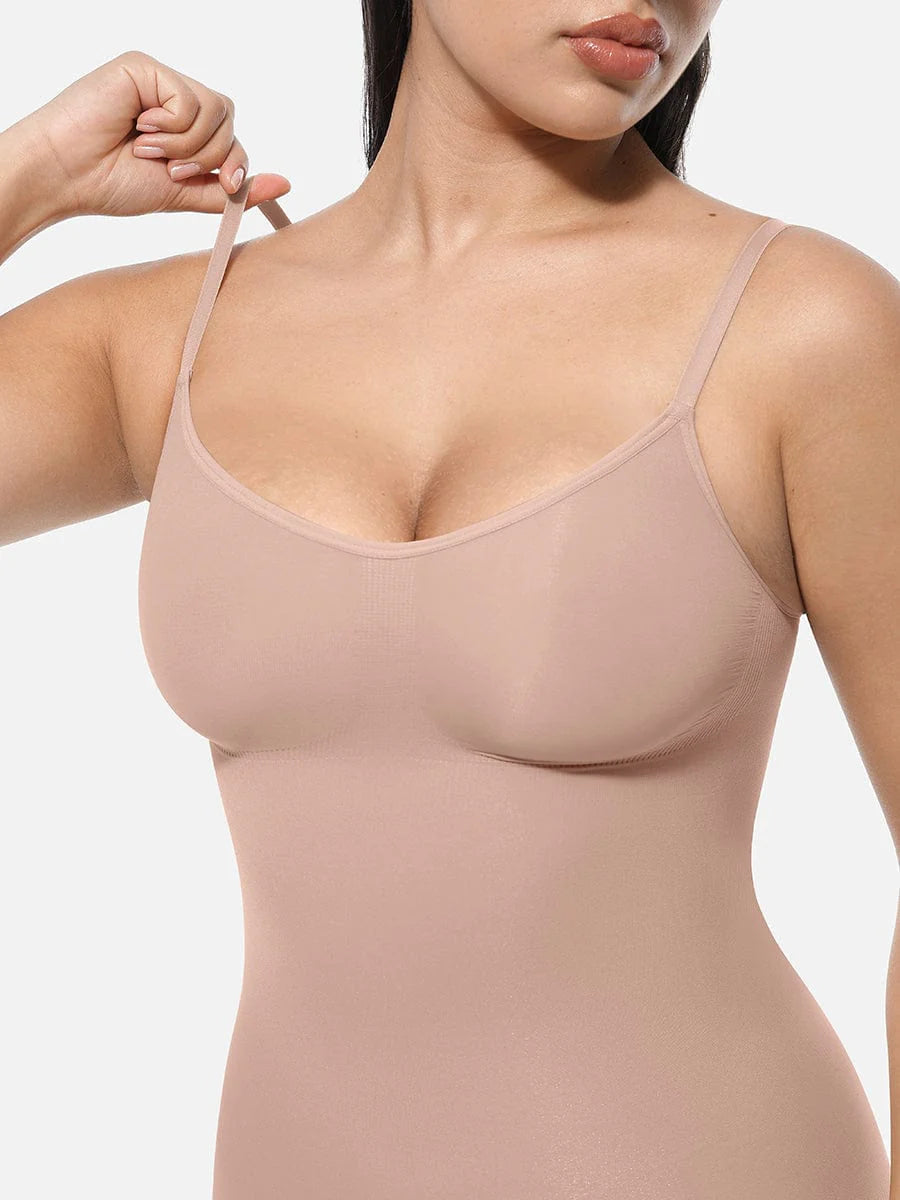 Blooming Body postpartum bodysuit light skin tummy control chest support — detail