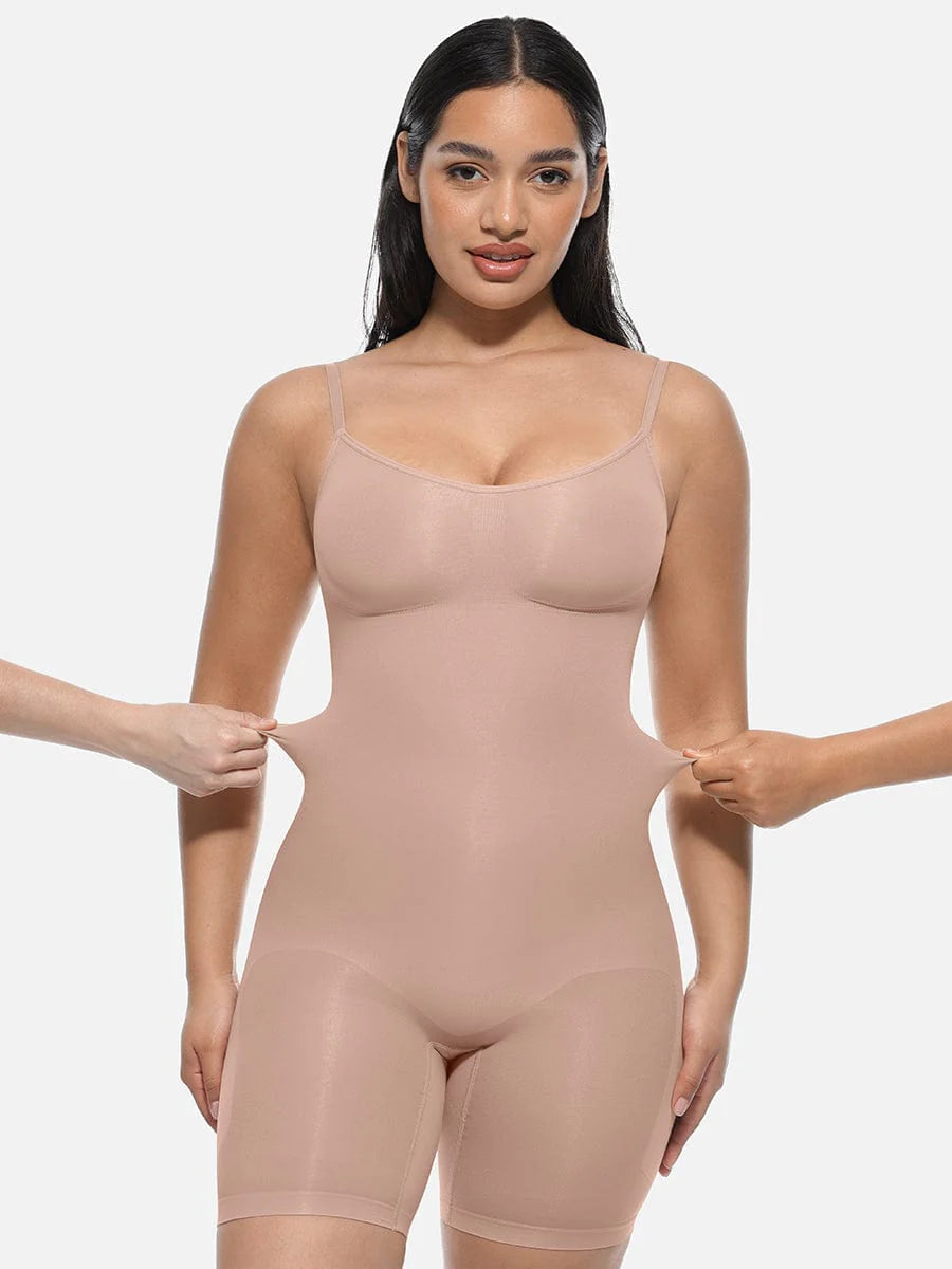 Blooming Body light skin seamless postpartum bodysuit fourth trimester — front